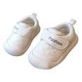 thumbnail image 6 of Splozh Toddler Walking Shoes Toddler Walking Shoes Non Slip Soft Soled Breathable Mesh Shoes Fashion Shoes for Toddlers Babies White,US 6, 6 of 9