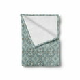 thumbnail image 2 of Retro Soft Flannel Fleece Throw Blanket, Hand-drawn Style Abstract Tile Pattern with Repeating Motifs Mosaic Lattice Design, Cozy Plush for Indoor and Outdoor Use, 60" x 80", Multicolor, by Ambesonne, 2 of 6