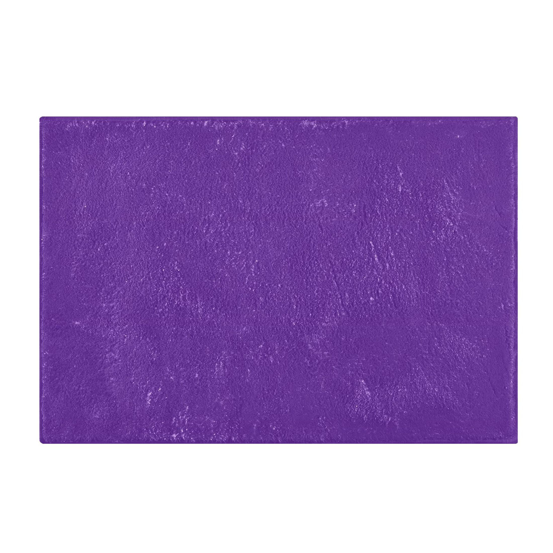 Ryvnso Dark Purple Bathroom Shaggy Rugs Toilet Mat Soft Contour Rug