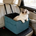 thumbnail image 1 of Pet Car Seat for Dogs and Cats – Portable Elevated Travel Bed with Washable Cover, Non-Slide Back Seat Protector, Waterproof and Wear-Resistant Pet Car Seat for Travel, 1 of 6
