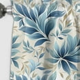 thumbnail image 2 of Designart "Patterns Of Tranquility I" Floral Blackout Curtain Single Panel, 2 of 4