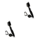 thumbnail image 2 of Cepillo para palos de golf Eigraketly de acero inoxidable Reemplazo ergonómico 2Conjunto Negro sin tapa, 2 of 6