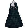 thumbnail image 2 of Victorian Southern Belle Ball Gown Civil War Dress Blue Evening Dress, 2 of 7