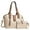 Beige, variant on Purses Handbags for Women Bags Large Satchel Tote Bags with Buckle Design Purse