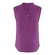 thumbnail image 5 of Camiseta sin mangas de verano para mujer, corte holgado, plisada, cuello en V, sin mangas, fluida, informal, 5 of 5