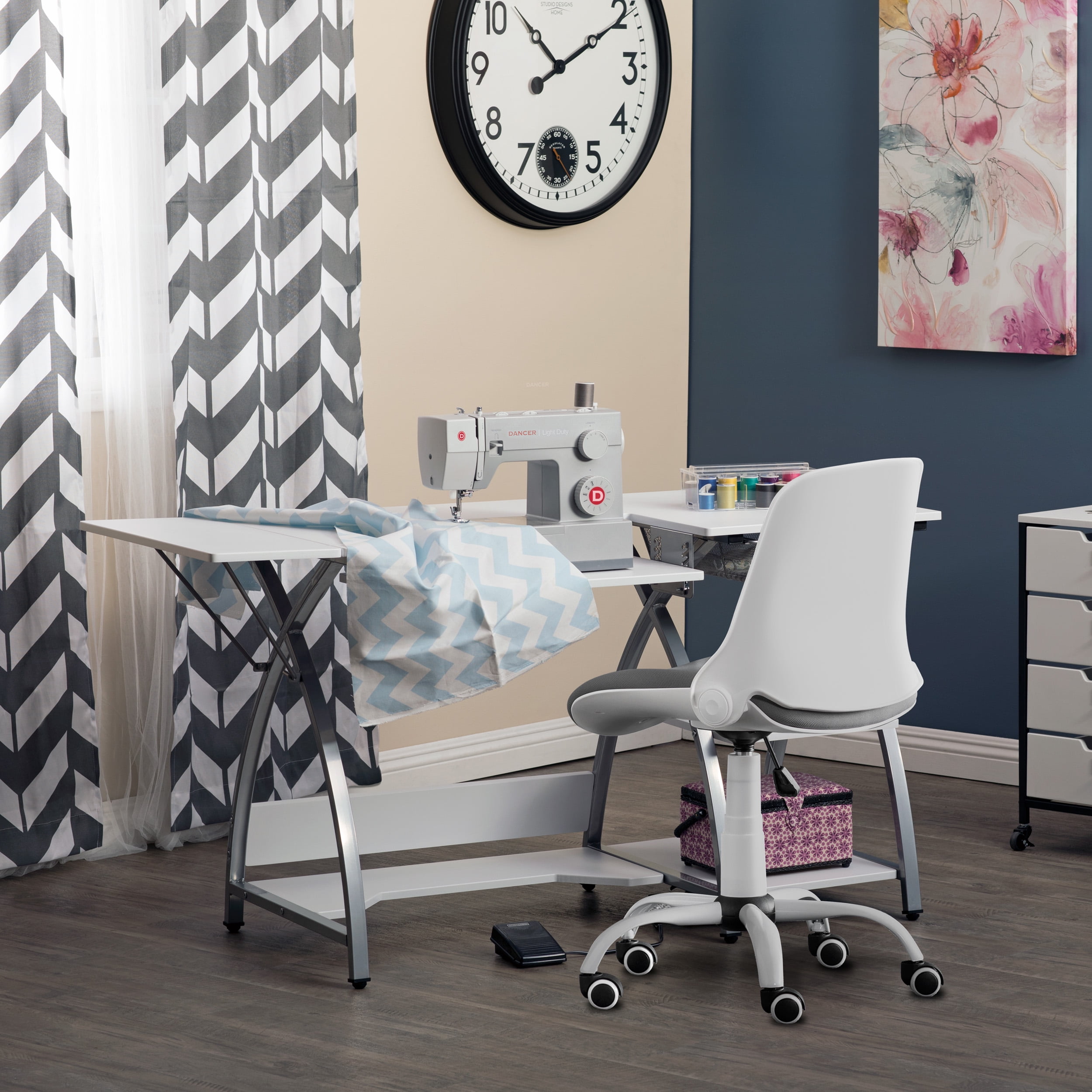 Comet Plus Hobby/Sewing Desk with FoldDown Top, Height Adjustable