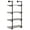 Grey Driftwood, Black, variant on Elmcrest 39-inch 4-shelf Wall Bookshelf Rustic Oak