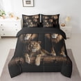 thumbnail image 2 of YST Lion 7-Piece Twin Comforter Set, African Safari Animals, 2 of 5