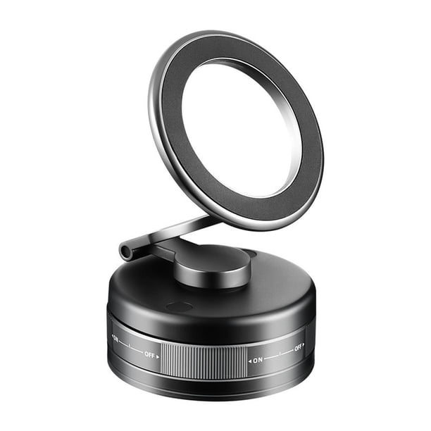 Soporte magnético para teléfono de coche con ventosa fuerte, giratorio 360 grados, ajustable para salpicadero, para navegación, universal, plegable.