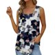 thumbnail image 1 of Crop Tank Tops Para Mujer Chaleco de cola de golondrina sin mangas con cuello cuadrado plisado europeo y americano, ropa informal holgada para mujer (Dark Gray, XXL), 1 of 5