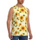 thumbnail image 2 of Fotbe European-style Pattern Sunflower Men's Camiseta sin Mangas Estampada para Hombres, Playera Casual para Gimnasio, Entrenamiento, Playa-3X-Large, 2 of 7