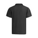 thumbnail image 4 of Playera Elvqul de Caballero Manga Corta Liso Negro Casuales Algodón Deportivas Solapa, 4 of 9
