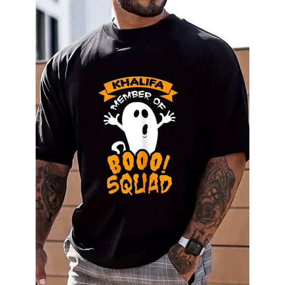 100% Cotton Khalifa Member Of Trick Or Treat Halloween Special T-Shirt Street Hip-Hop Style Men's T-Shirt