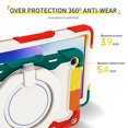 thumbnail image 3 of FJLBDE Case for Lenovo Tab M10 Plus 3rd Gen 2022 10.6 Inch with 360 Kickstand, Shoulder Strap Carrying Protective Cover, Multicolor Red, 3 of 6