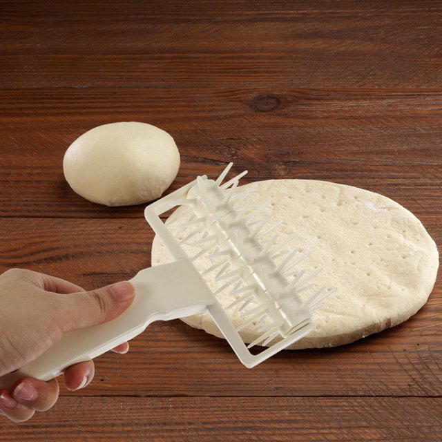 OULII Pizza Docker Roller Baking Goods PP Material Uniform Perforation for Professional Bakers 1Pcs