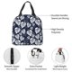 thumbnail image 4 of Easygdp White Leaves Bolsa Térmica Premium - Tela Oxford Impermeable, Gran Capacidad, Bolsillo Frontal, Unisex para Trabajo, Escuela, Actividades al Aire Libre y Picnics, 4 of 8