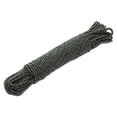thumbnail image 1 of Uxcell 1Pc Polypropylene Rope Diamond Braid Nylon Cord High Strength 3/8" x 98ft Army Green, Black, 1 of 5