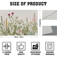 thumbnail image 4 of Floral Placemats Set of 4 Washable Non-Slip Heat Resistant 12×18 Inch Spring Summer Wild Flowers Thick Place Mats Decorative Linen Fabric Table Mat for Dining Table Kitchen Home Decor, 4 of 6