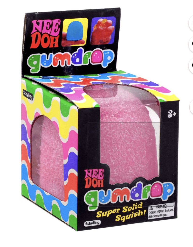 Needoh Gum Drop Stress Relieving Fidget Ball  (ONE randomly chosen)
