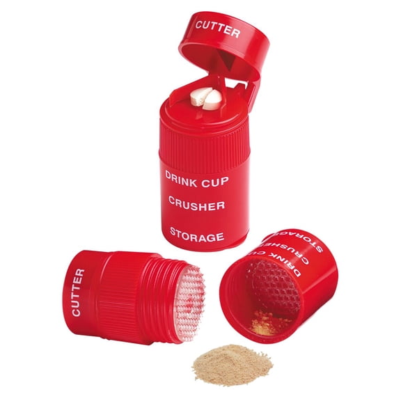 Ezy Dose Ultra Fine Cut N' Crush Pill Cutter and Crusher, Tablet Grinder