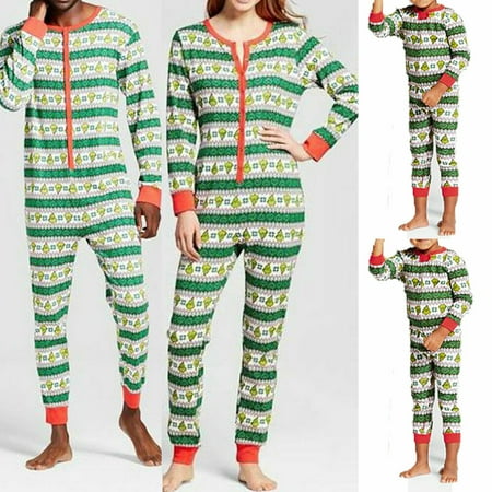 

Spring hue Family Matching Xmas Pajamas Set PJs Sleepwear Nightwear