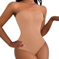 thumbnail image 3 of Bovxnpu Womens Strapless Seamless Bodysuits Shaping Top Bottoms, 3 of 10