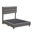thumbnail image 3 of Box Base Cama Matrimonial + Cabecera Logan Gris Dicasa Plomo, 3 of 8