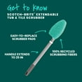 thumbnail image 3 of Scotch-Brite Extendable Tub & Tile Scrubber Kit, 1 Handle and 3 Non-Scratch Scrubber Pads, 3 of 10