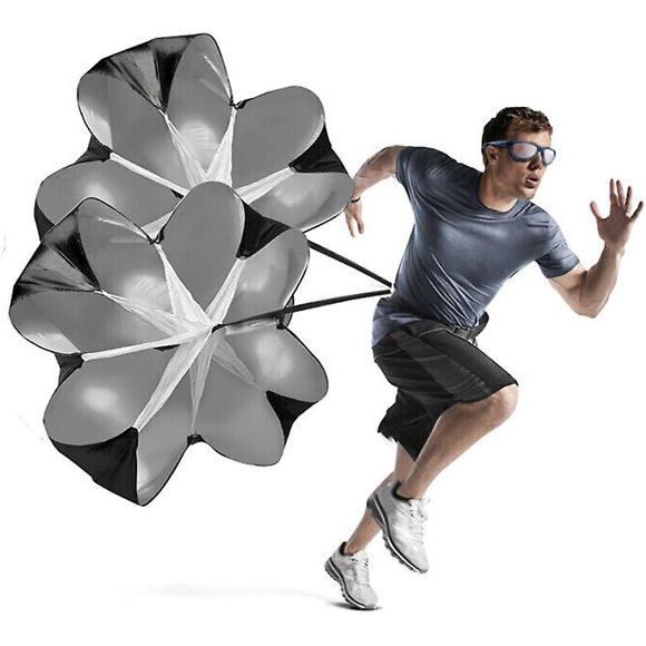 Sprint Parachutes.Speed Resistance Training Parachute Equipment with Adjustable Strap Improve Sprint Speed and Agility