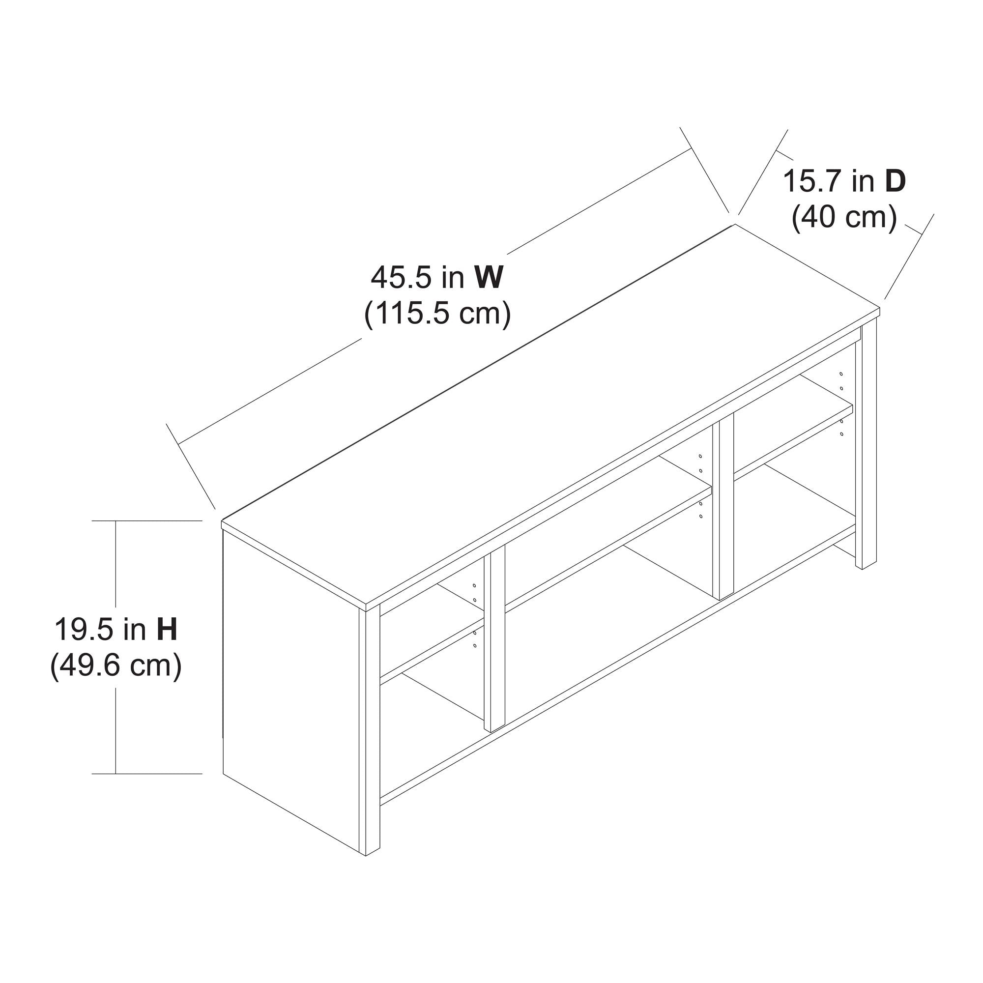 Mainstays Parsons TV Stand for TVs up to 50", Espresso