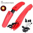 thumbnail image 1 of Bike Mudguard Wings With Tail Light Splash Proof Rear Wheels Mud Guard For Mountain Bike Cycling Replacement Accessories, 1 of 9