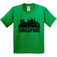 thumbnail image 3 of Inktastic Singapore City Skyline with Grunge Youth T-Shirt, 3 of 5