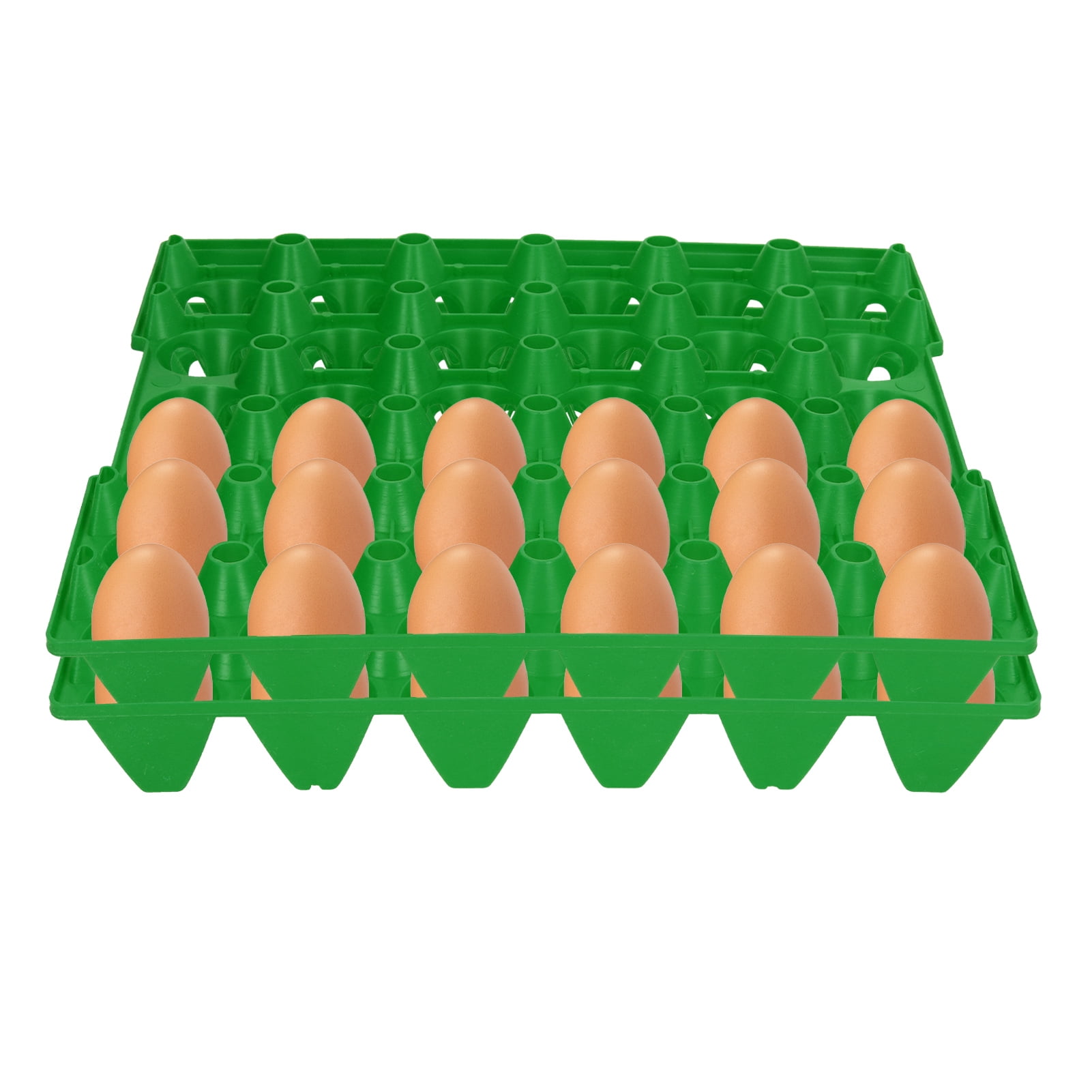 Sorven Stackable Egg Holder PLASTIC EGG FLATS CRATES HOLDER TRAY STORAGE FOR HOME FARM SUPPLIES