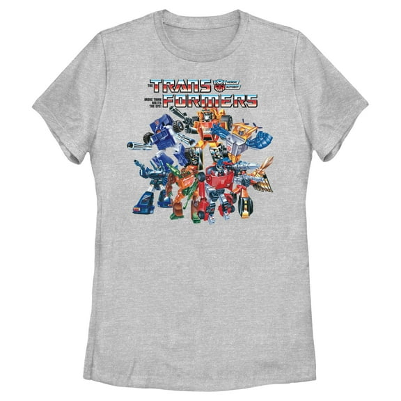 Women's Transformers Autobots Heroic Collage  Graphic T-Shirt