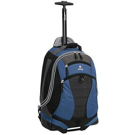 Jeep Rolling Backpack, Blue