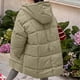 thumbnail image 4 of Parkas de manga larga para niños, de invierno, de color sólido, gruesas, rellenas de plumón, resistentes al viento y cálidas, con capucha y cuello grande, parte superior de poliéster., 4 of 6