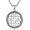 B-Silver, variant on AOBOCO Celtic Necklace for men Sterling Silver Celtic Knot Triquetra Triangle Trinity Necklace Gift for Men