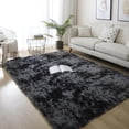 thumbnail image 1 of SUSUZI 5' x 7' Shaggy Area Rug, 2 Inch Thick Fluffy Plush Carpet with Non-Slip PVC Back, Soft Polypropylene Floor Rug for Bedroom Living Room Kids Room Home Décor, 1 of 8