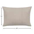thumbnail image 4 of Casual Cushion Solid Sunbrella® Fabric 1-Piece Outdoor Rectangle Throw Pillow, 19"W x 12"L, Cast Silver, 4 of 5