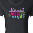 thumbnail image 4 of Inktastic Mermaid Vibes with Tail and Seashell Women's T-Shirt, 4 of 5