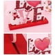 thumbnail image 3 of Decoración de mesa de madera para el día de San Valentín Adornos de escritorio Decoración Feliz día de San Valentín Amor Madera Artesanía Decoración, 3 of 7