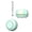 Green, variant on Bladeless Portable Mini Fan, Wearable Hand Fans Mini Whirlwind Personal Cooling For Outdoor Travel Hiking Da Fan Office Desk