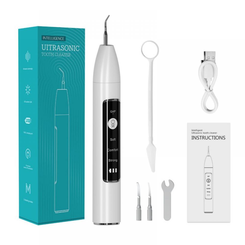 Ultrasonic Dental Scaler Mouth Cleaning Kit Teeth Tartar Cleaning