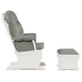 thumbnail image 3 of Patiojoy Ergonomic Rocking Chair Baby Nursery Chair Glider with Ottoman Light Grey, 3 of 10
