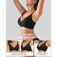 thumbnail image 6 of Daystry Womens Comfortable No Underwire Deep V Bras 360° Jelly Strip Wireless Soft Bra with Bra Extender, 6 of 8