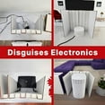 thumbnail image 5 of Skywin Fake Book Box, Cable Hider, Hidden Storage for Cords and Router, Brown, 5 of 8