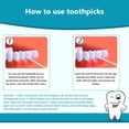 thumbnail image 5 of 200pcs Double Head Dental Floss Interdental Brush 2-in-1 Disposable Plastic Multicolor Dental Pick Braces Cleaner Brush Oral Care Toothpicks, 5 of 9