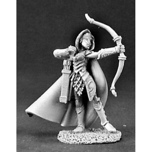 Pechetruite Archer Elf - Miniatura In Plastica Reaper Bones 77205 Per Giochi Di Ruolo E Guerra