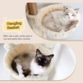 thumbnail image 7 of Globlazer 78" Multi-Level Large Cat Tree and Tower Condo for Indoor Cats with Sisal Scratching Posts, Beige, 7 of 7