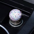 thumbnail image 3 of Crystal Car Cigarette Lighter Bling Rhinestone Car Cigarette Lighter 12V, Fits Most Vehicles, Ab Color, 3 of 5